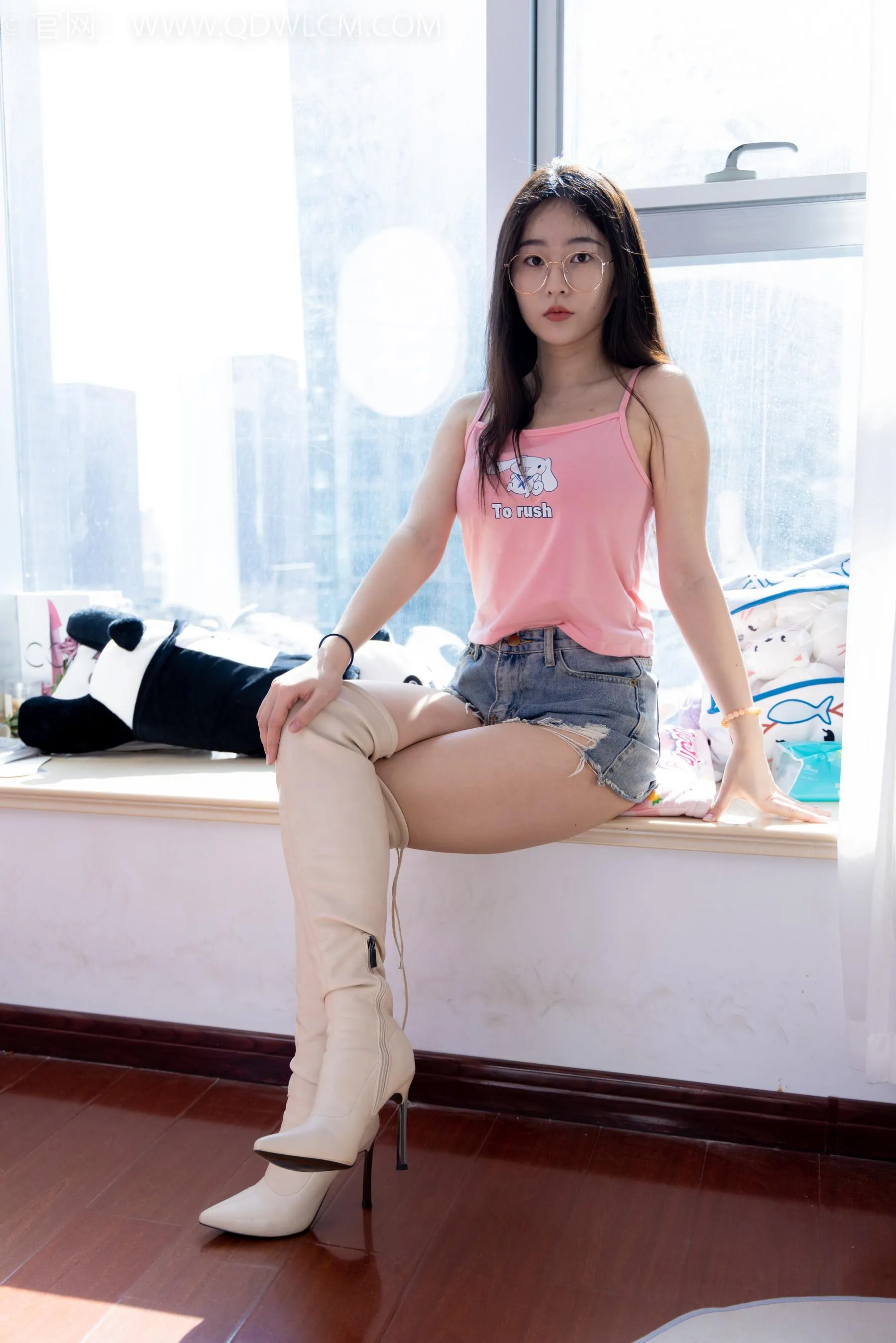 物恋传媒 NO.1519 美兔-机车少女 [171P]插图9